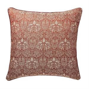 Morris & Co Crown Imperial Red Square Pillowcase